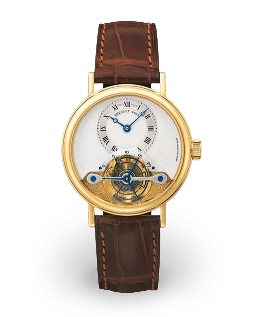 Breguet Classique Tourbillon Yellow Gold Silvered Guilloche