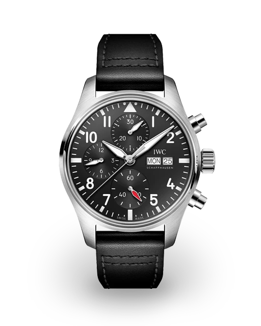 IWC Pilot's Chronograph 41 Steel / Black IW3881-11  Model Image