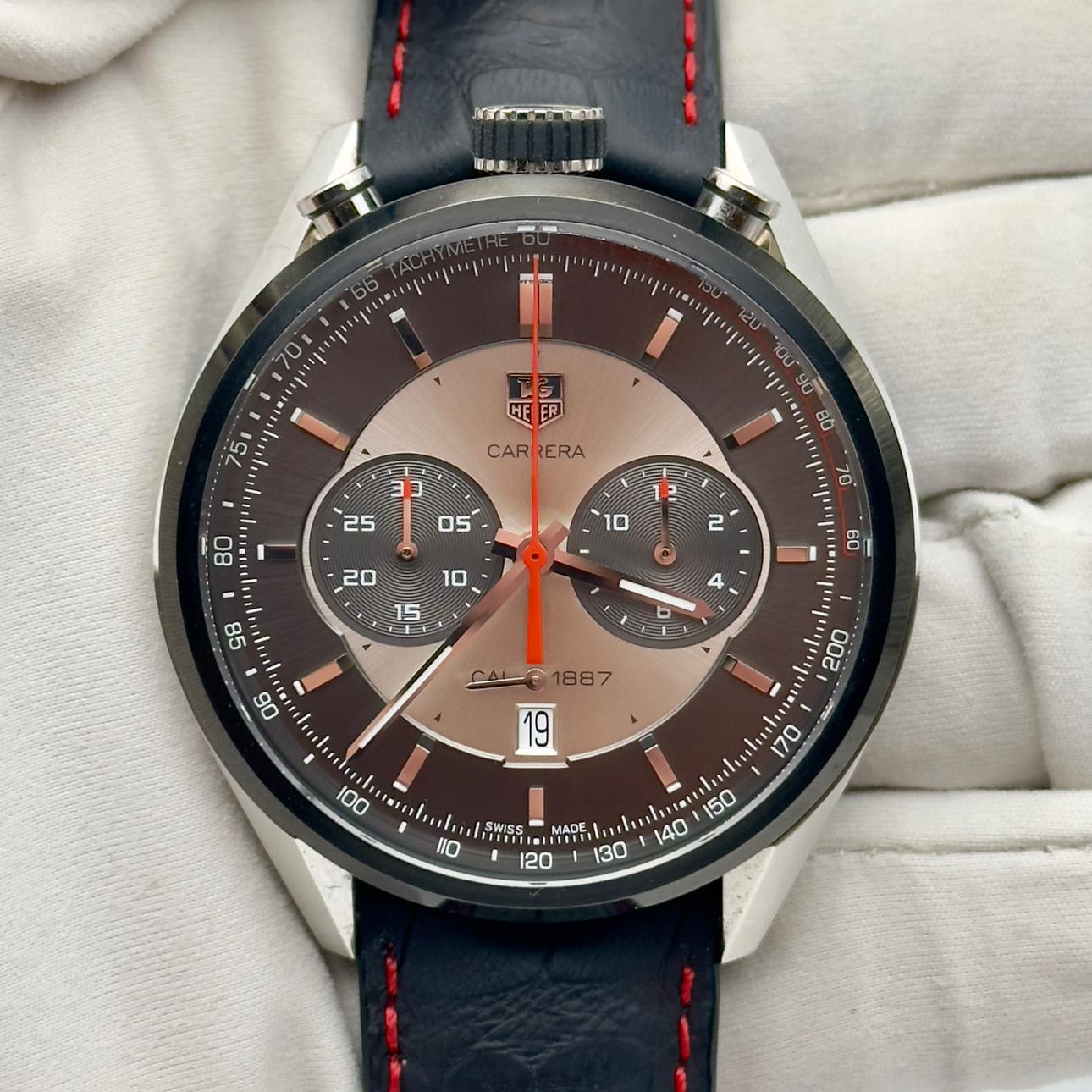 Tag Heuer Carrera Calibre 1887 45 Bullhead Stainless Steel