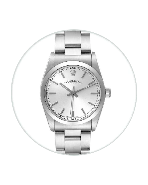 Rolex Oyster Perpetual 31 Steel / Smooth / Silvered / Oyster 67480  Model Image