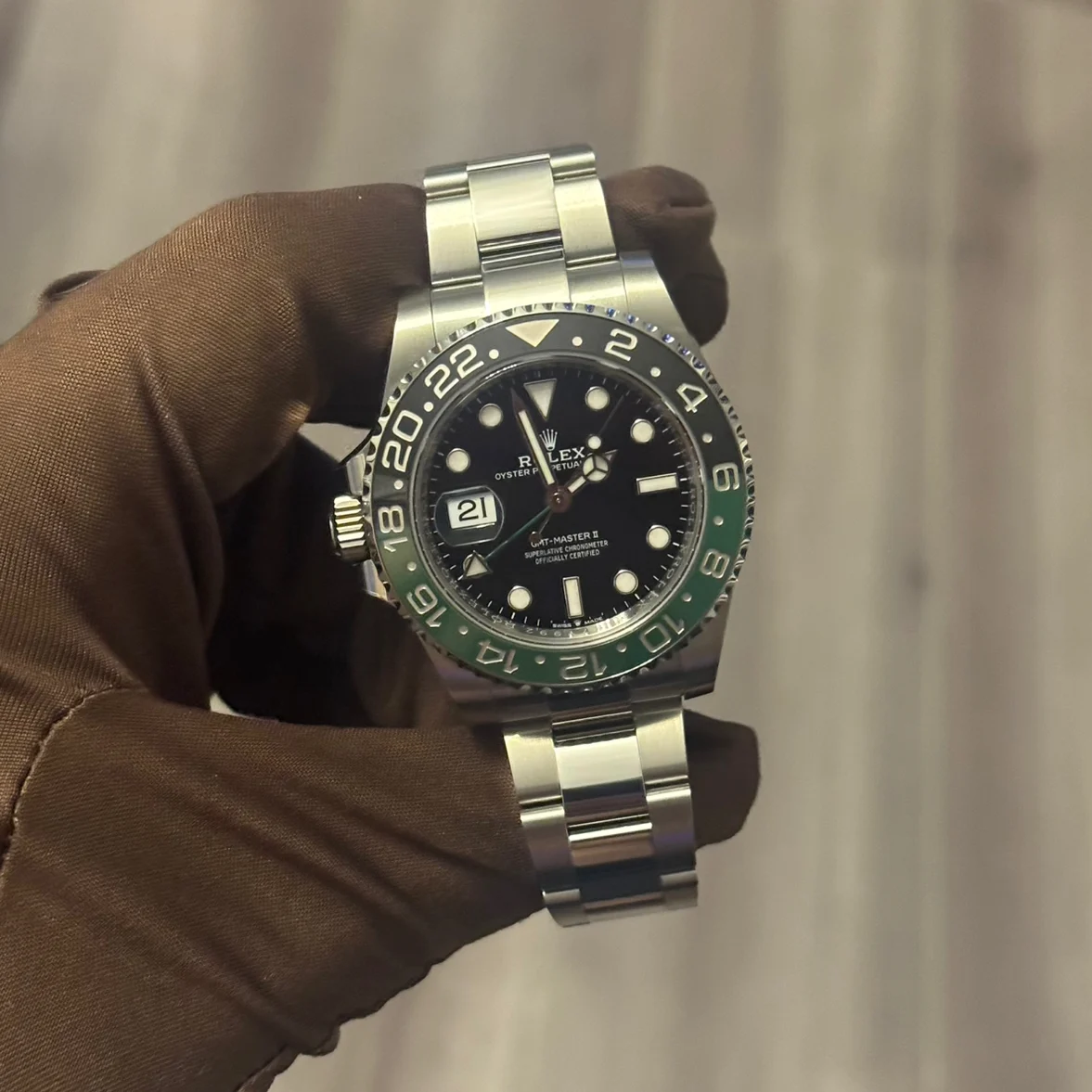 2025 Rolex GMT-Master II "Sprite" / Oyster 126720VTNR-0001