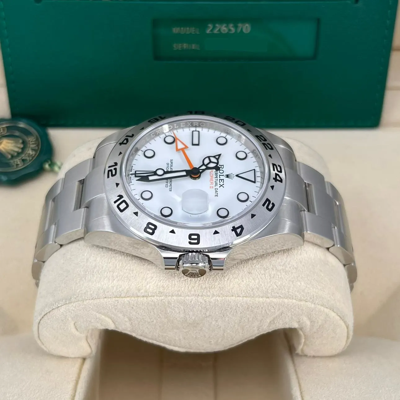2021 Rolex Explorer II White 226570-0001 Listing Image 3
