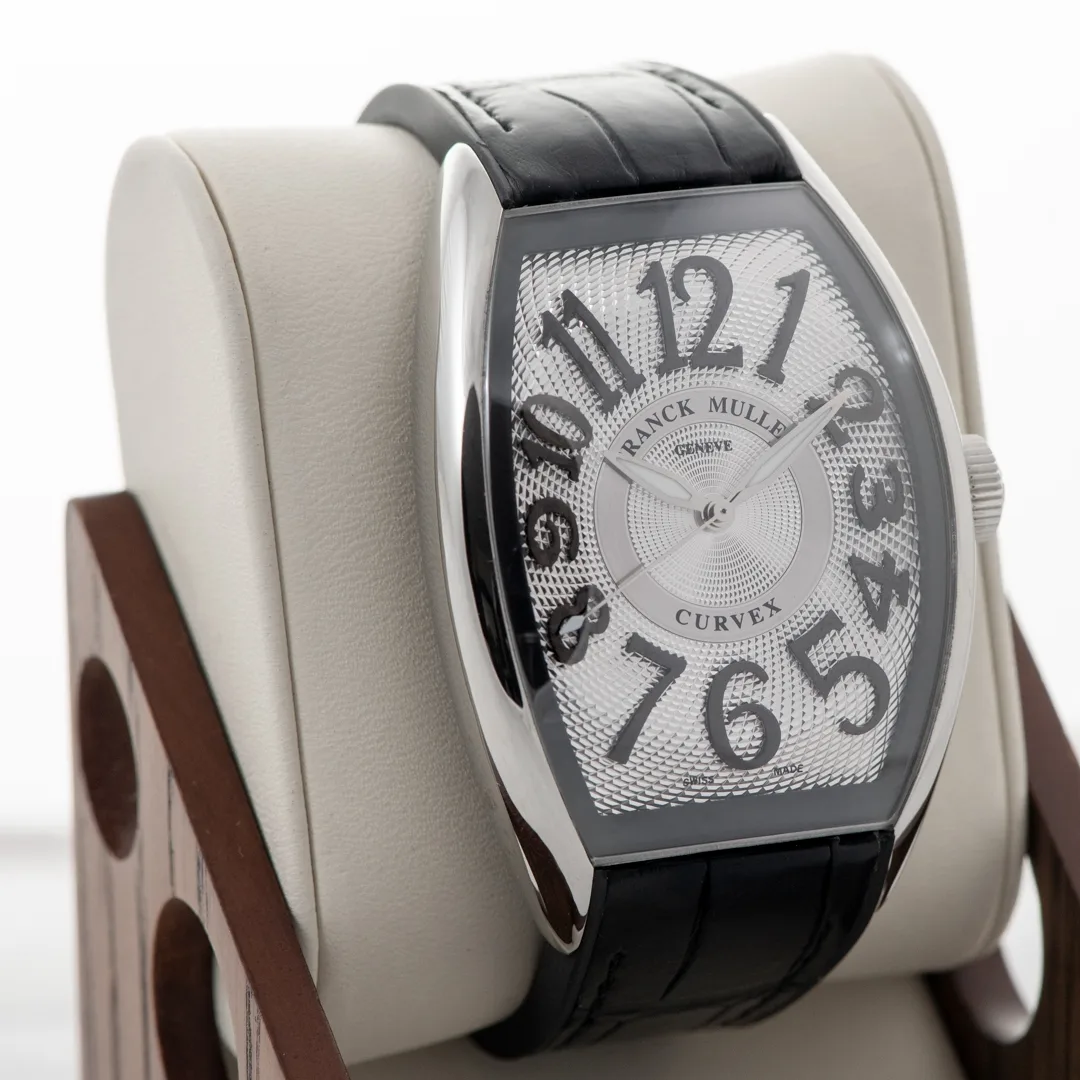 2024 Franck Muller Curvex CX Steel / Silvered / Arabic / Strap CX40SCACTTNRBRE