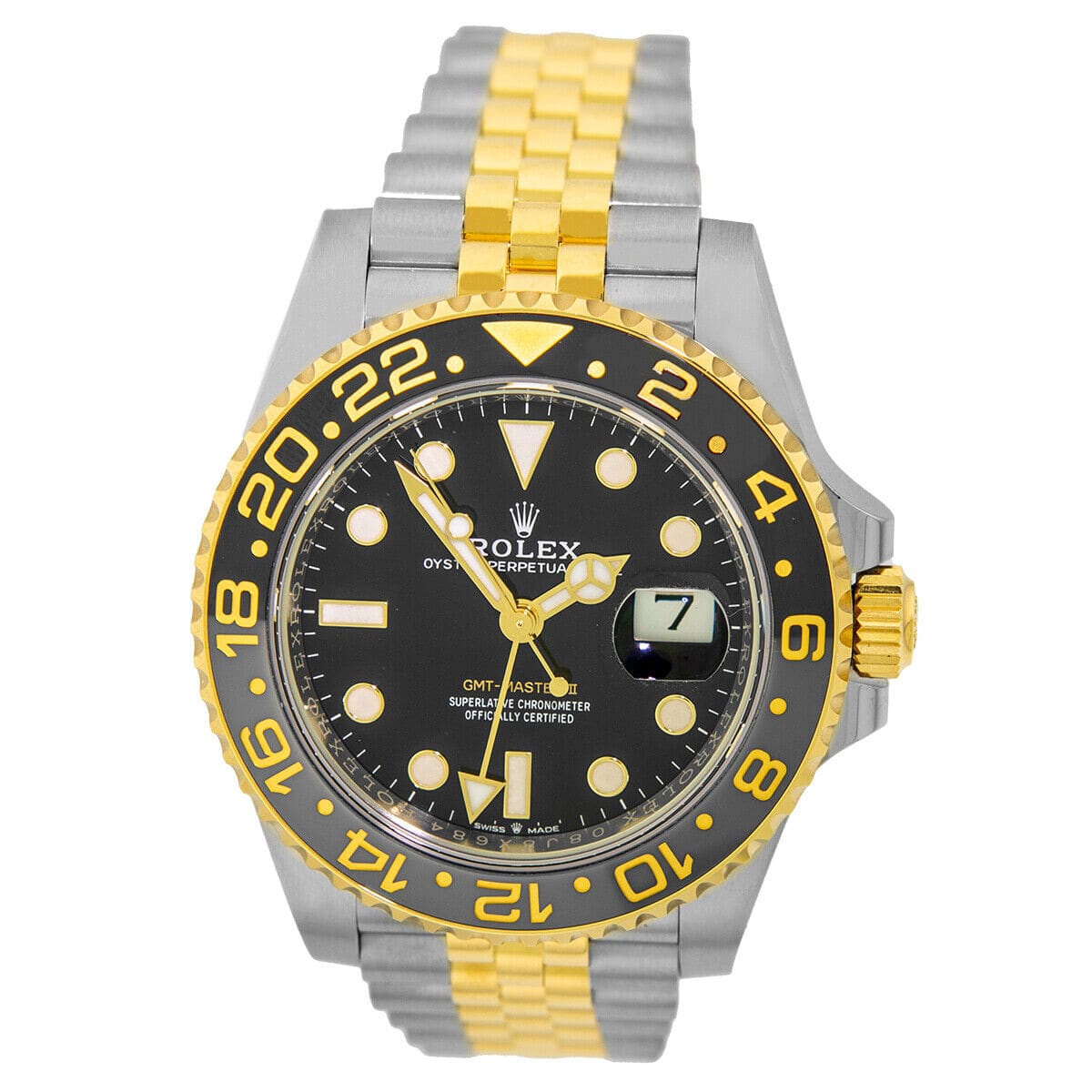 タンドルージュ　ダークブラウン　2本 Rolex GMT-Master II Two-Tone Black Jubilee 126713GRNR