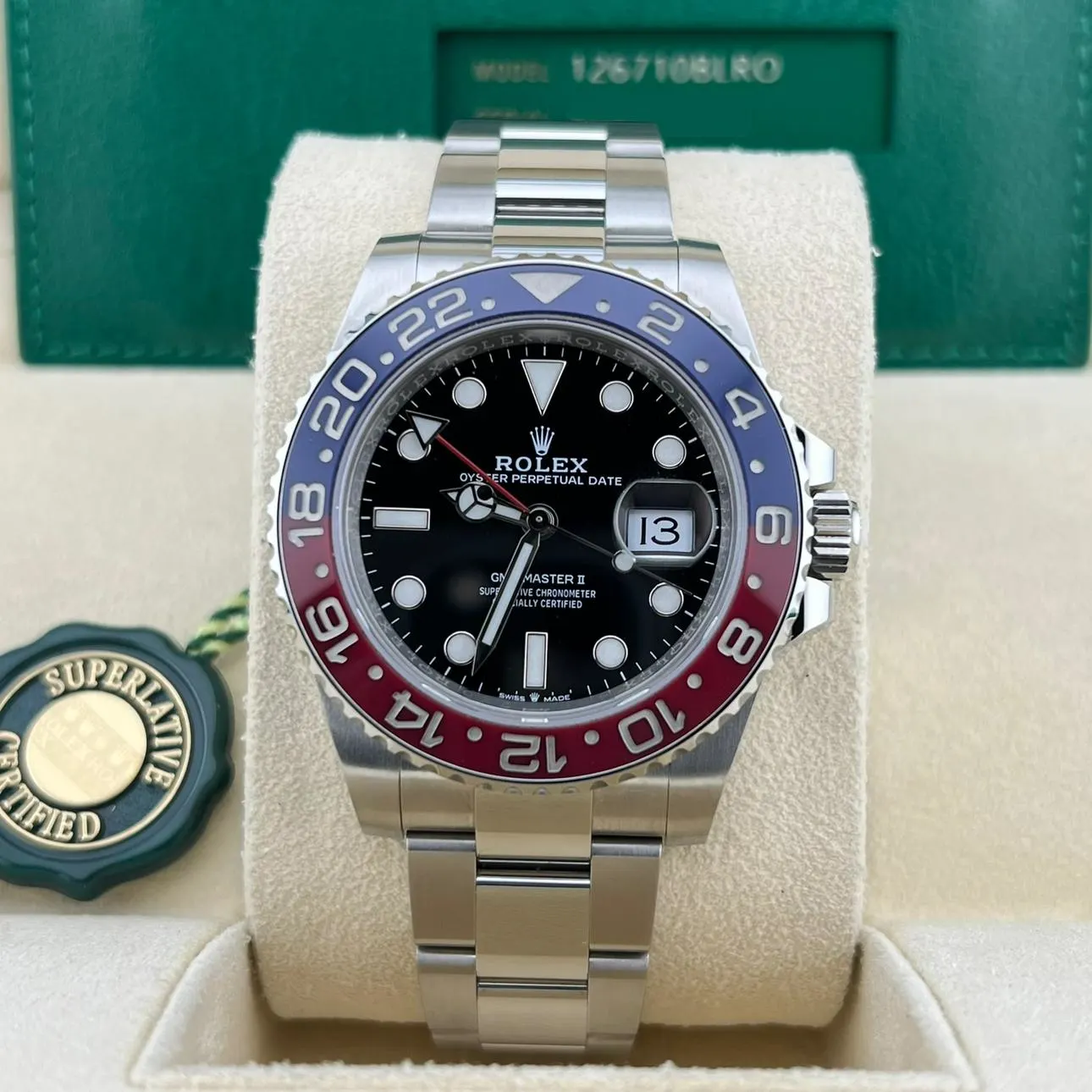 2022 Rolex GMT-Master II "Pepsi" / Oyster 126710BLRO-0002 Listing Image 2