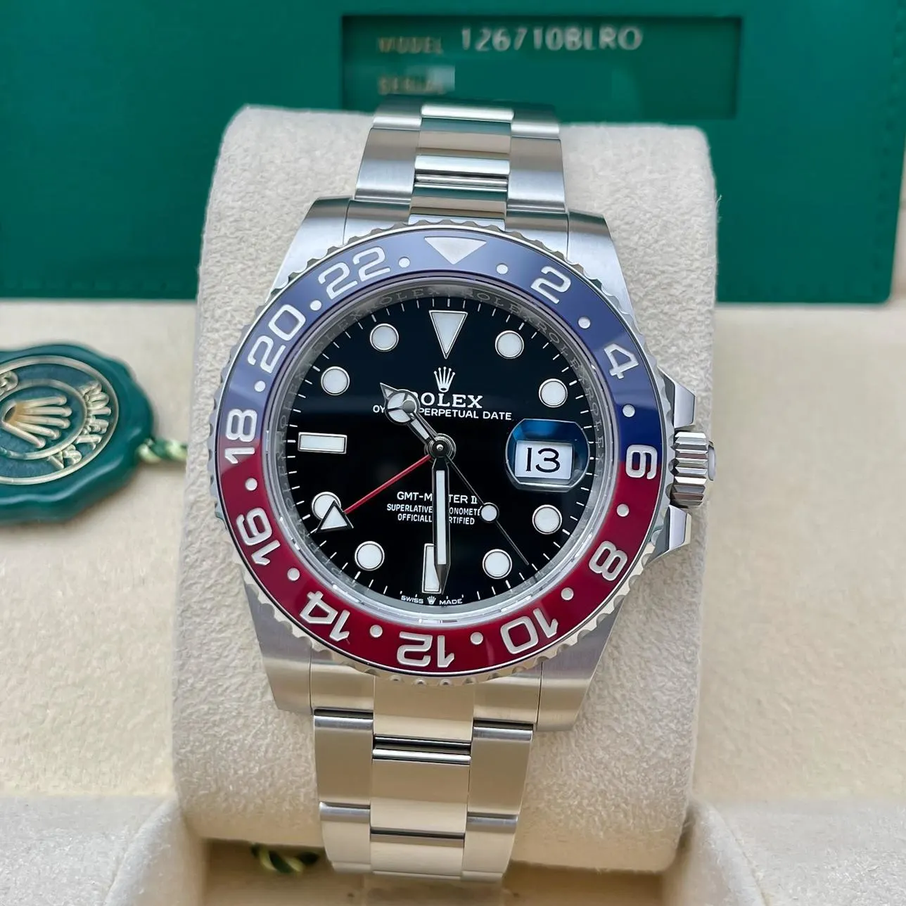 2021 Rolex GMT-Master II "Pepsi" / Oyster 126710BLRO-0002 Listing Image 2