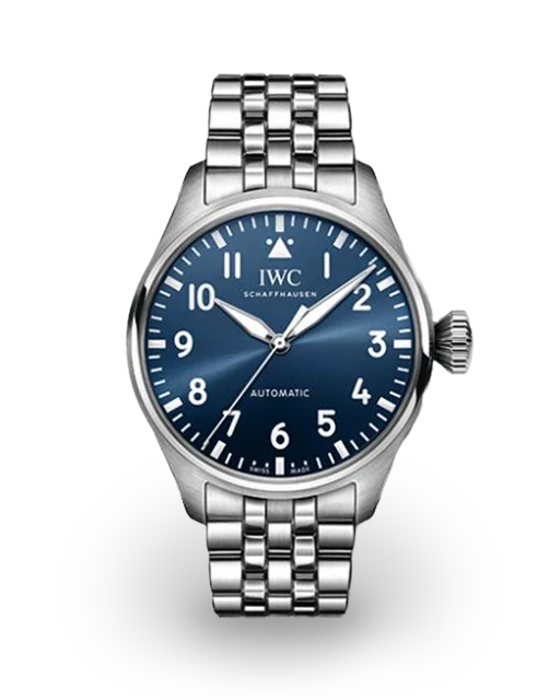 IWC Big Pilot 43 Stainless Steel / Blue / Bracelet IW3293-04  Model Image