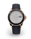 Rolex Yacht-Master 40 Rose Gold / Ceramic / Diamond-Paved / Oysterflex 116655 Model Image