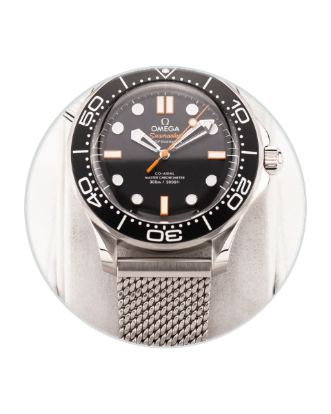Omega Seamaster Diver 300M Steel | Authenticated In-House | Bezel