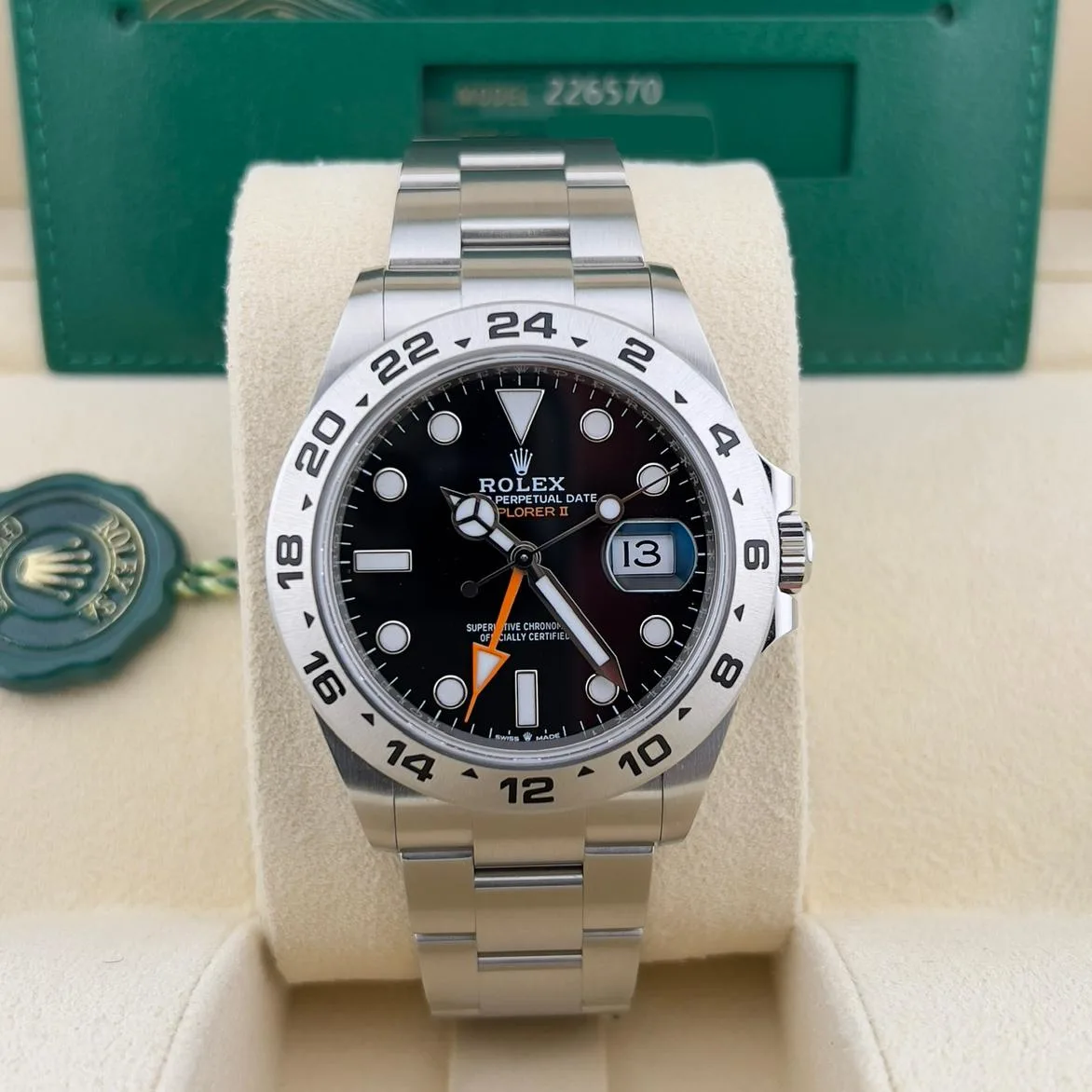2021 Rolex Explorer II Black 226570-0002 Listing Image 1
