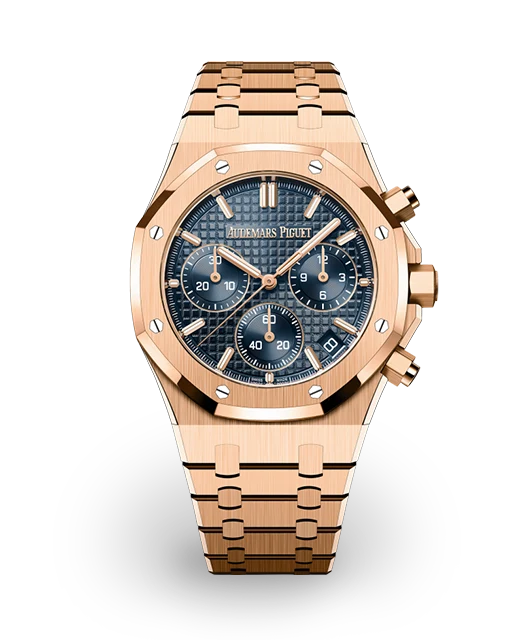 Audemars Piguet  Royal Oak Chronograph 41 Rose Gold / Blue / Bracelet 26240OR.OO.1320OR.05  Model Image