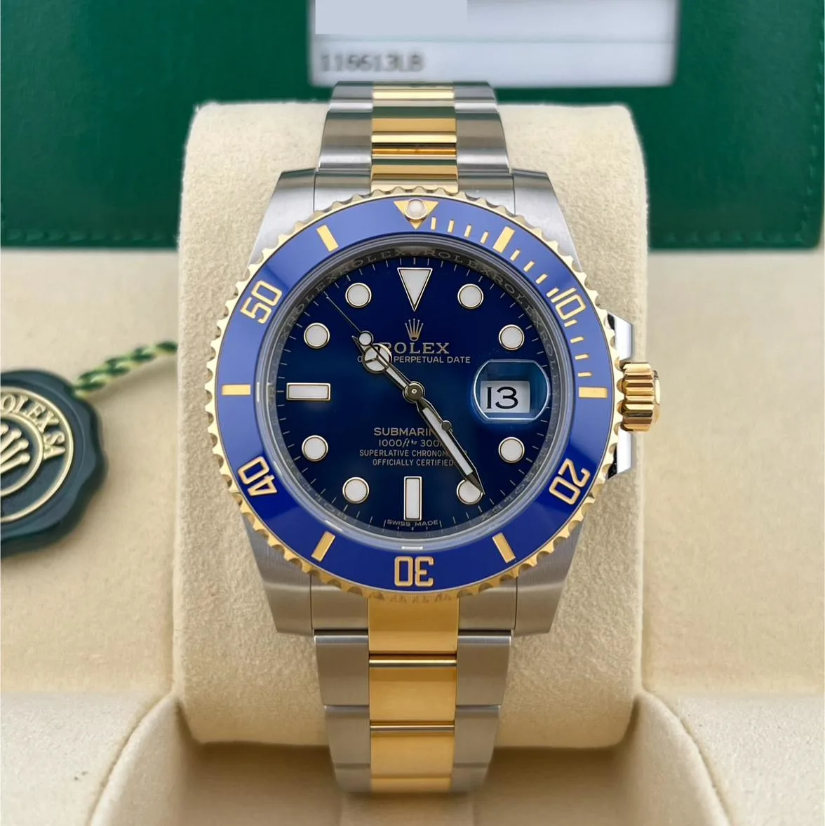 Rolex Submariner Date Two-Tone / Blue 116613LB-0005 Listing Image 3