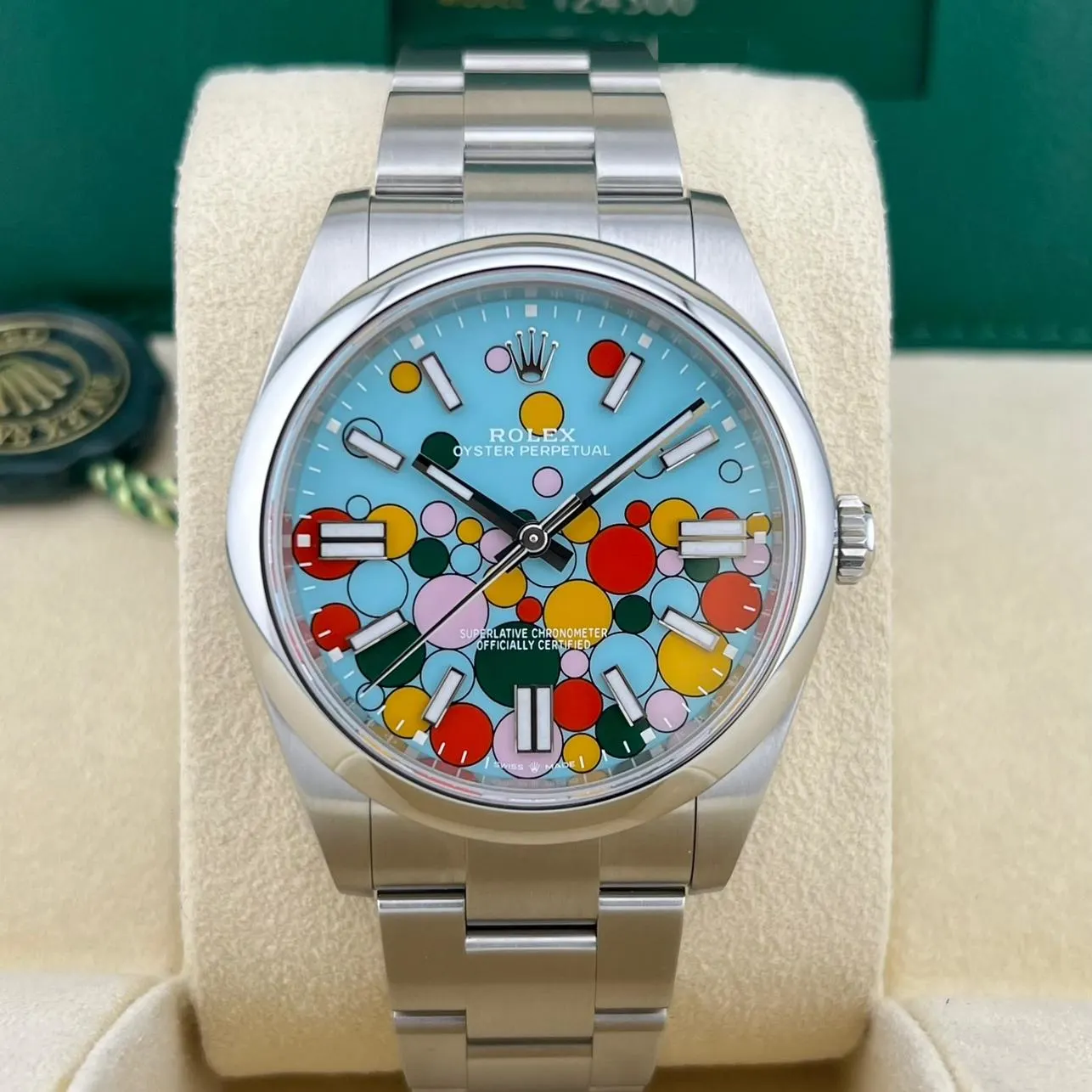 2023 Rolex Oyster Perpetual 41 Celebration-Motif 124300-0008 Listing Image 1