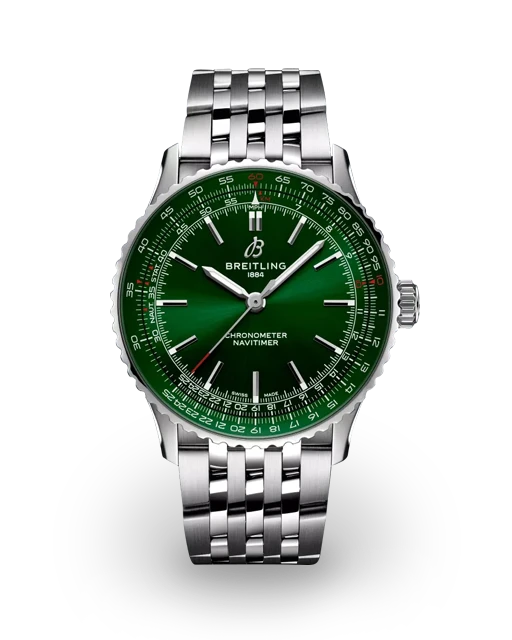 Breitling Navitimer Automatic 41 Automatic Stainless Steel / Green / Bracelet A17329371L1A1  Model Image