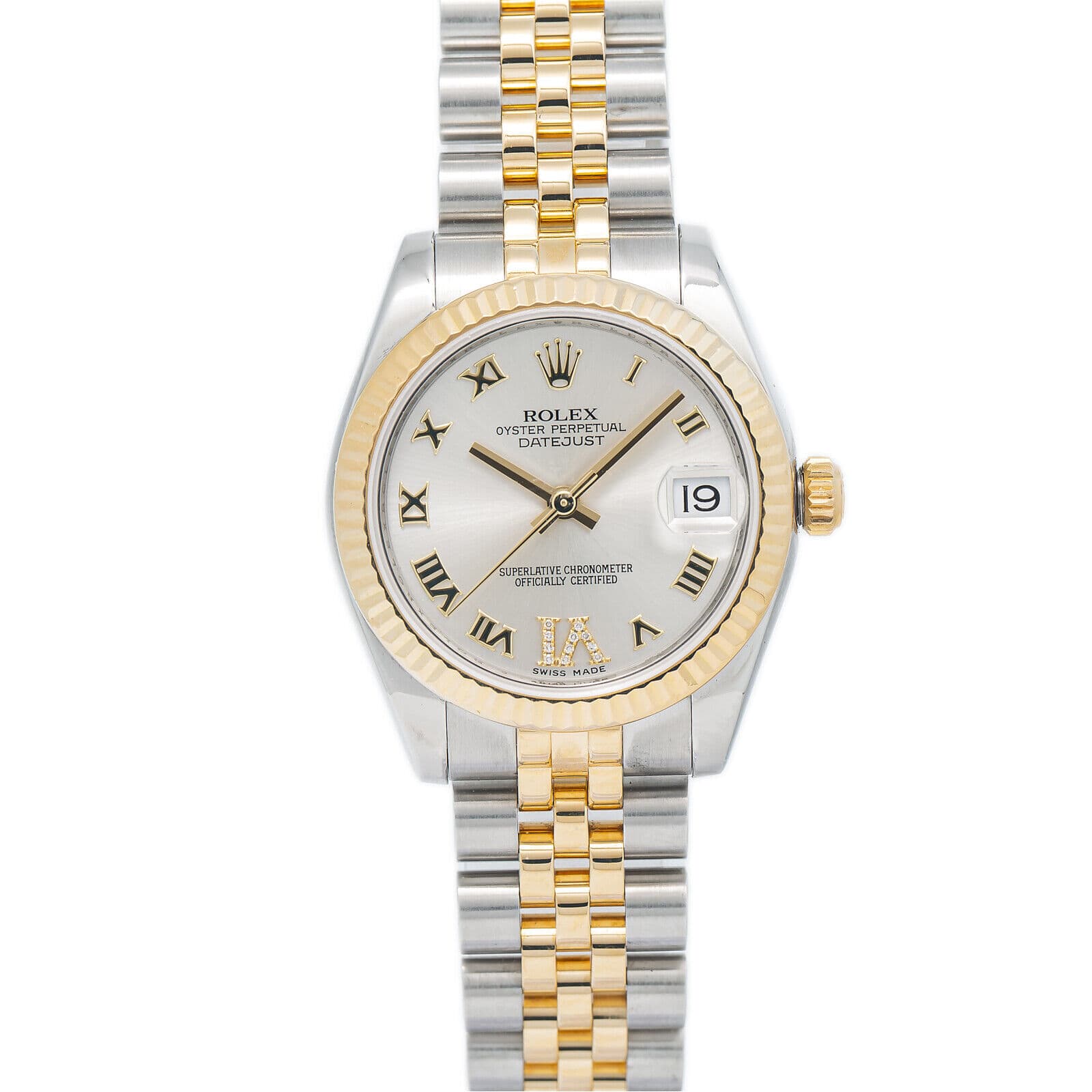 Rolex Datejust 31 Silver Dial Jubilee Bracelet Women's Watch 178273-0091