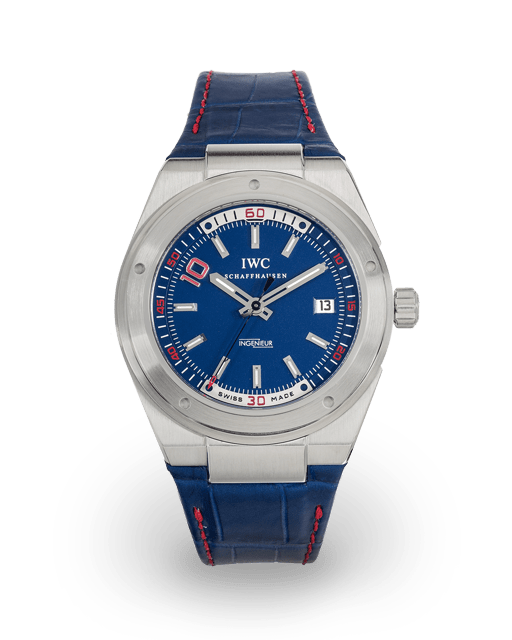 IWC Ingenieur Zinedine Zidane Limited Edition 44 Steel Blue Arabic Strap Limited to 1000 Pieces IW3234 03