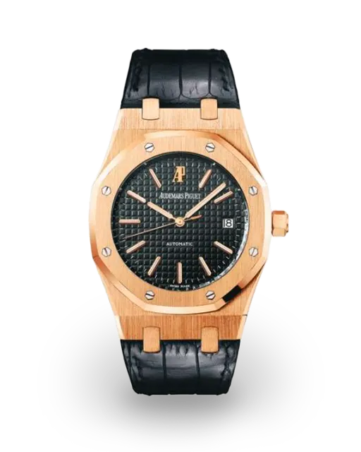 Audemars Piguet  Royal Oak 39 Rose Gold / Black / Alligator 15300OR.OO.D002CR.01  Model Image