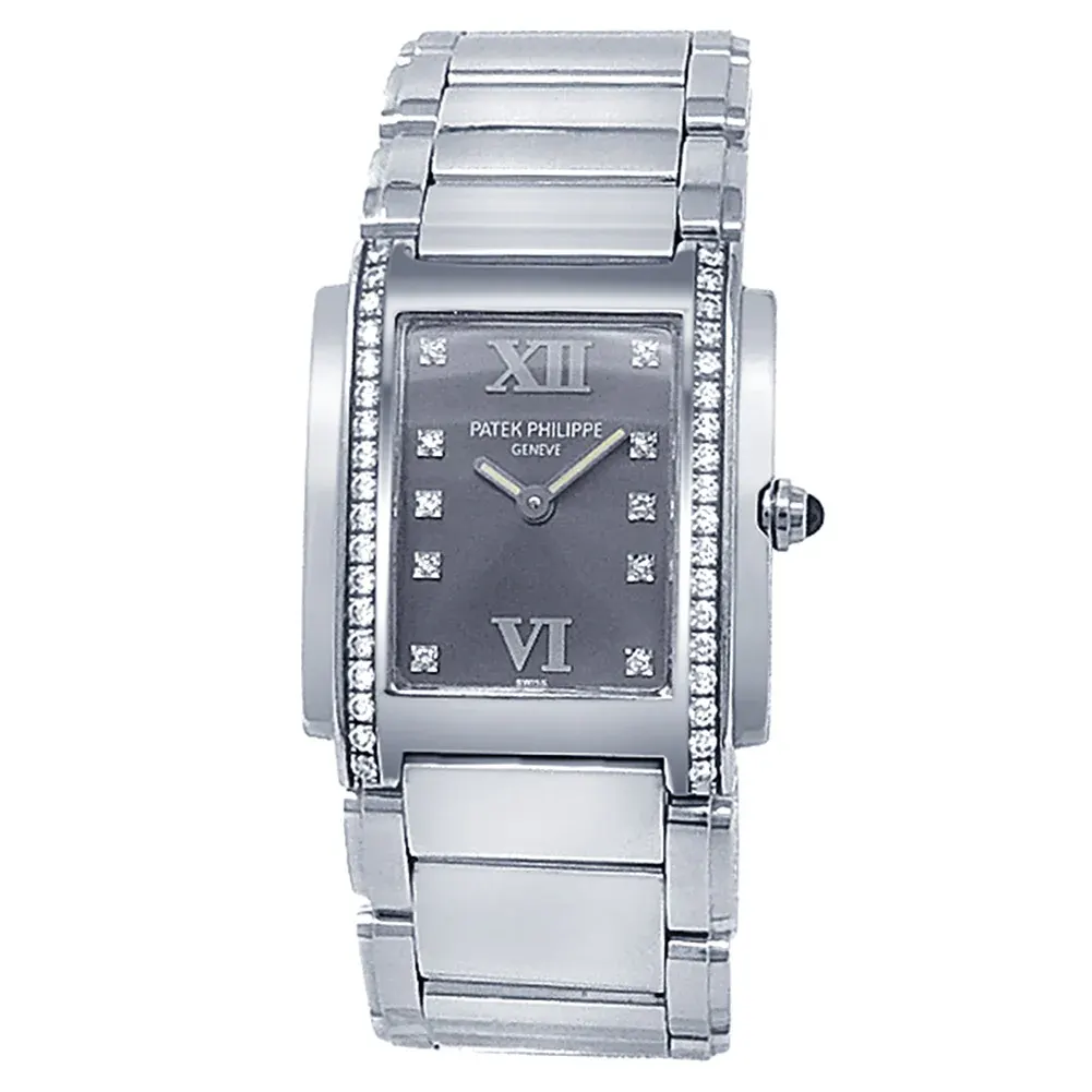 Patek Philippe Twenty~4 Diamond-Set / Eternal Gray / Diamond-Set 4910/10A-010