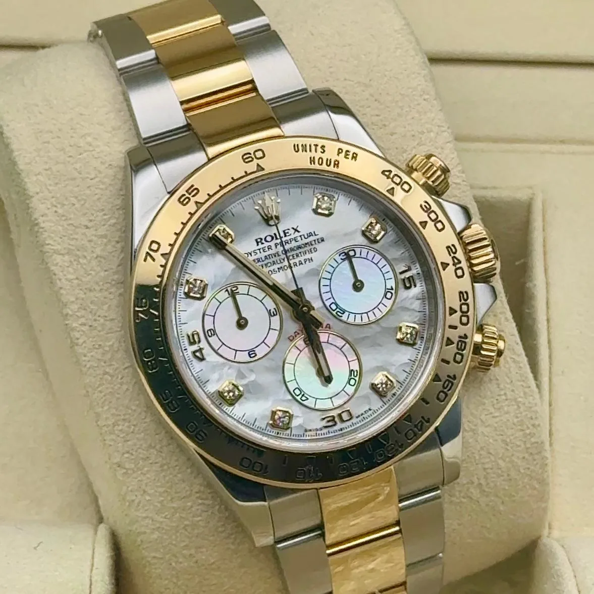 2017 Rolex Daytona Two-Tone / MOP / Diamond-Set 116503-0007