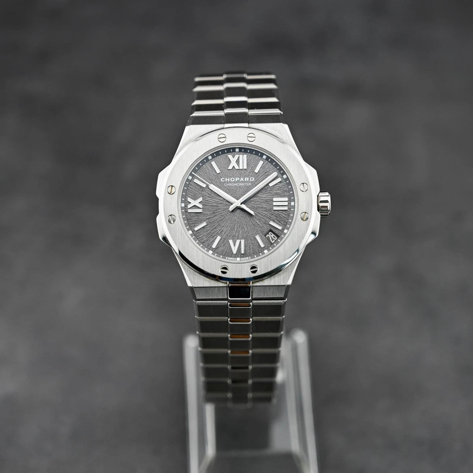 Chopard Alpine Eagle 41 Stainless Steel / Grey 298600-3002