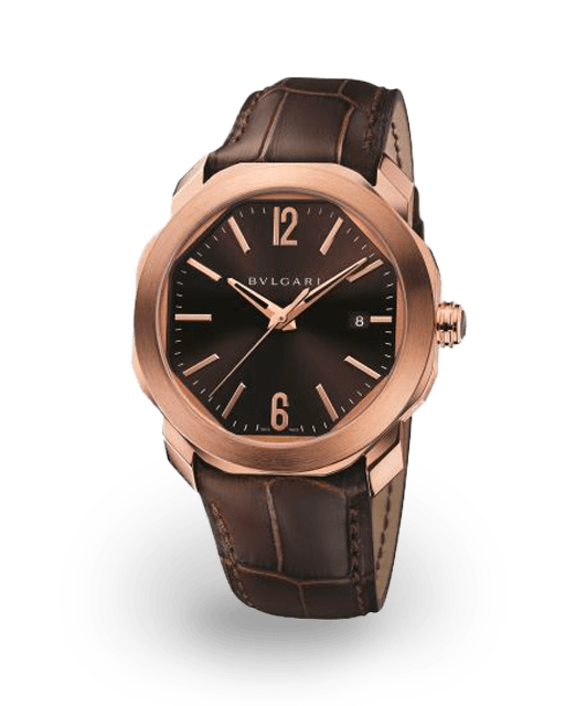 BVLGARI ブラウンレザー ブラックダイヤル 腕時計 Brown Dial Bvlgari Watches | Authenticated In-House | Bezel