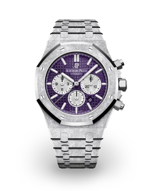 Audemars Piguet  Royal Oak Chronograph 41 Frosted White Gold / Purple - Limited to 200 Pieces 26331BC.GG.1224BC.01 Model Image