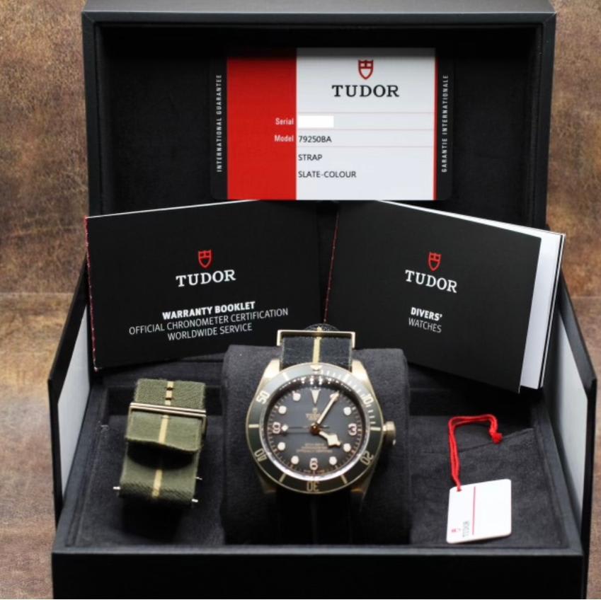 Tudor Black Bay Bronze / Strap M79250BA-0001 Watches | Bezel