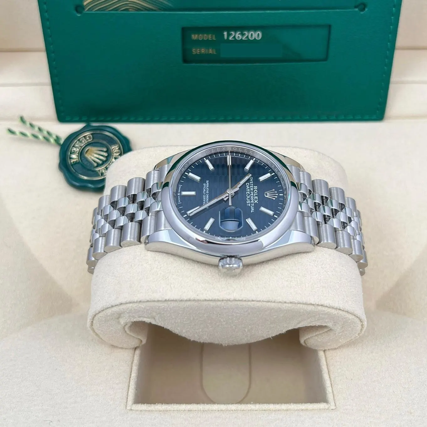 2022 Rolex Datejust 36 Smooth / Fluted-Motif / Jubilee 126200-0021 Listing Image 3