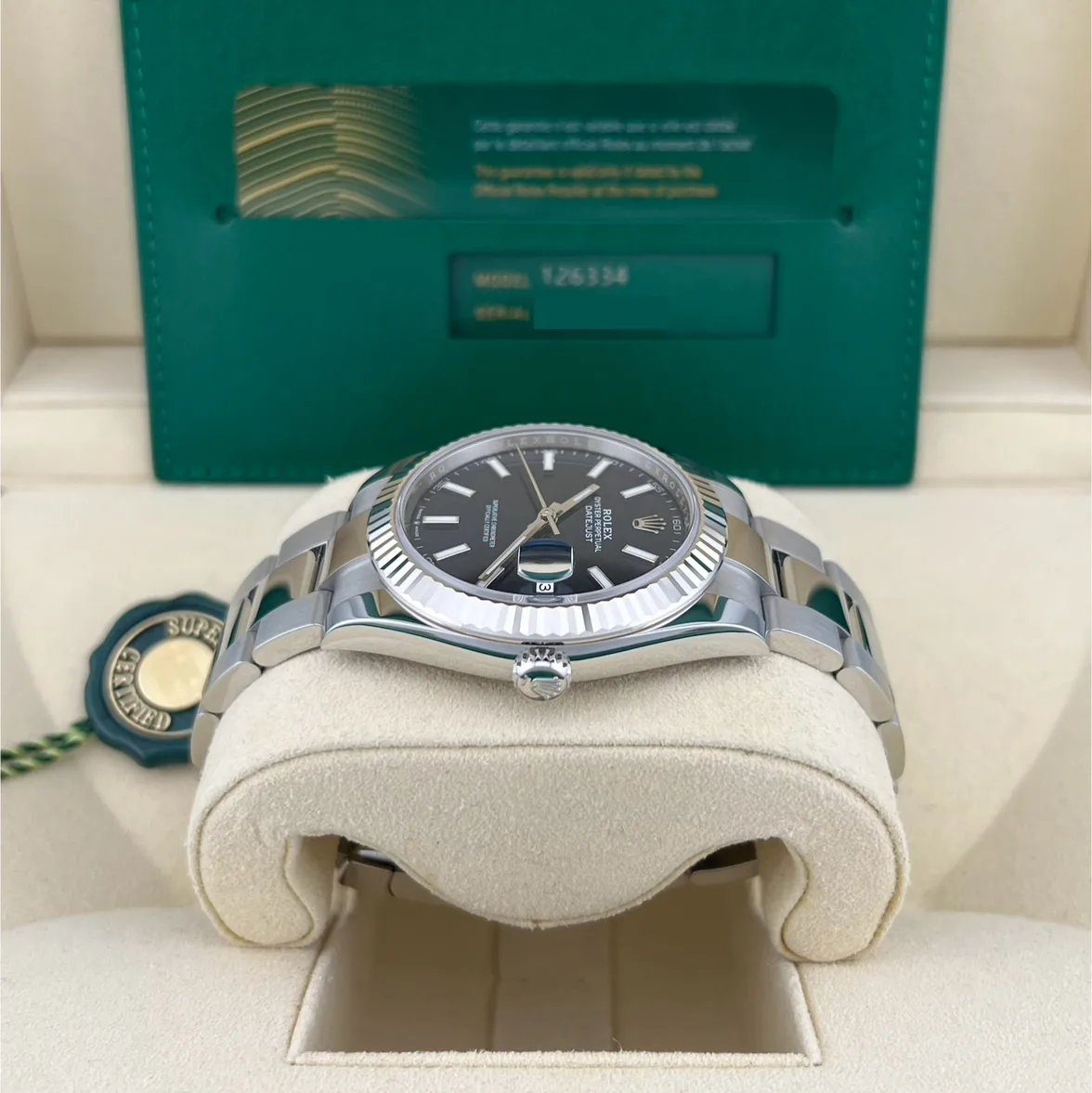 2024 Rolex Datejust 41 Fluted / Blue / Oyster 126334-0001 Listing Image 4
