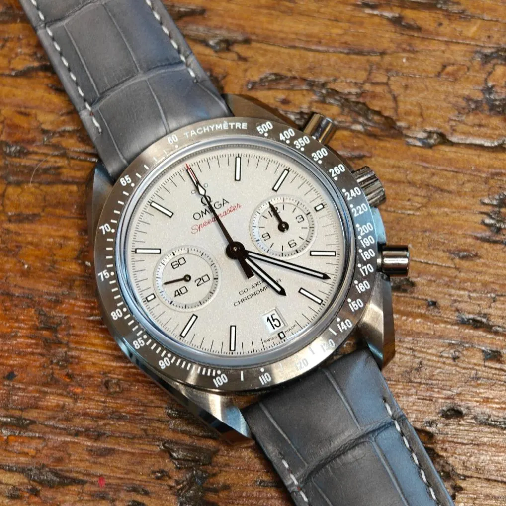 2015 Omega Speedmaster Gray Side of the Moon Ceramic / Gray 311.93.44.51.99.001