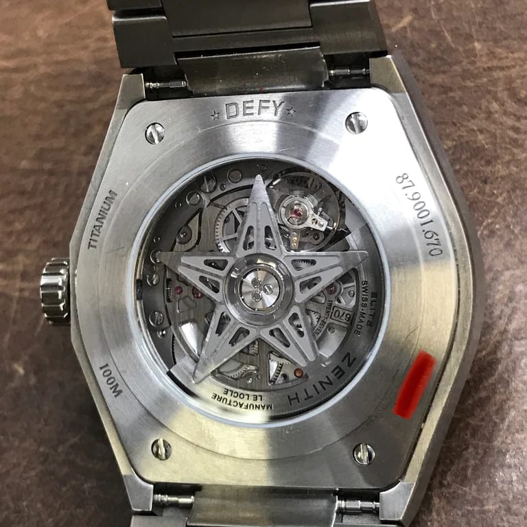  Zenith Defy Classic Titanium & Rose Gold Watch 87.9001