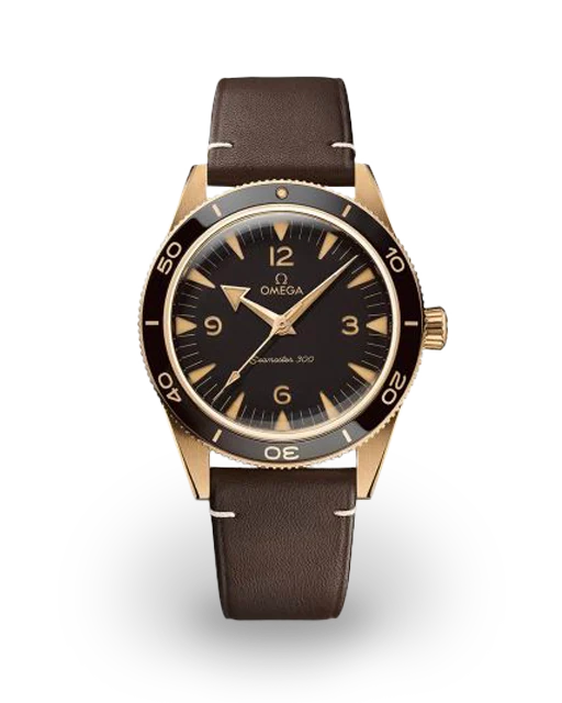 Omega Seamaster 300 Master Chronometer  Bronze Gold / Brown / Strap 234.92.41.21.10.001  Model Image