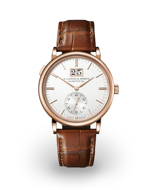 A. Lange & Söhne Saxonia Outsize Date Rose gold / Silver 381.032 Model Image