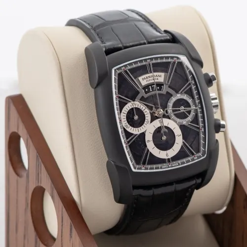 Parmigiani Fleurier Kalpagraphe DLC-Coated Steel / Gray / Strap - Limited to 99 Pieces PFC128-0253200-X01401