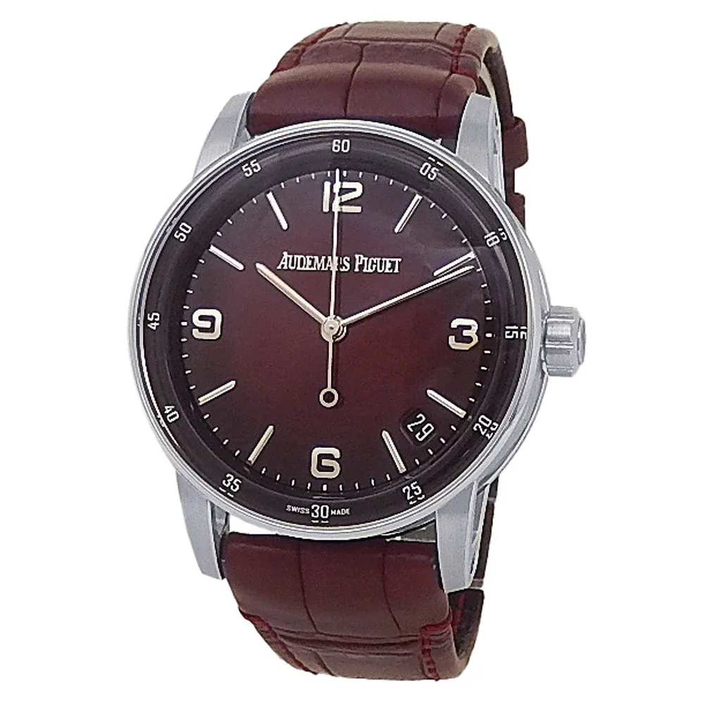 2018 Audemars Piguet CODE 11.59 White Gold / Burgundy / Alligator 15210BC.OO.A068CR.01