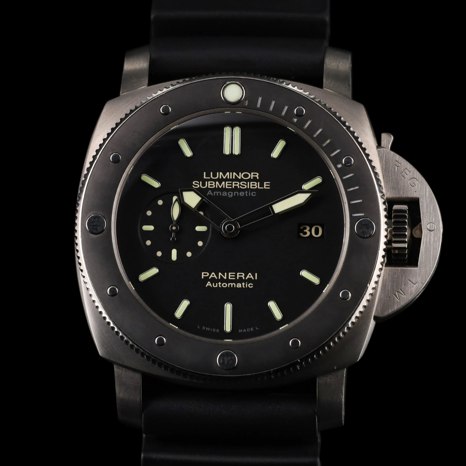2015 Panerai Luminor Submersible 1950 Amagnetic 3 Days Automatic Titanio PAM00389