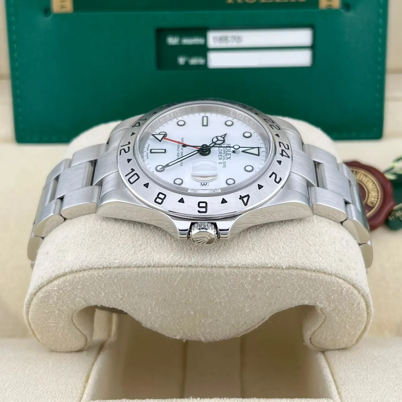 2008 Rolex Explorer II "Polar" / SuperLuminova / 3186 16570 Listing Image 3