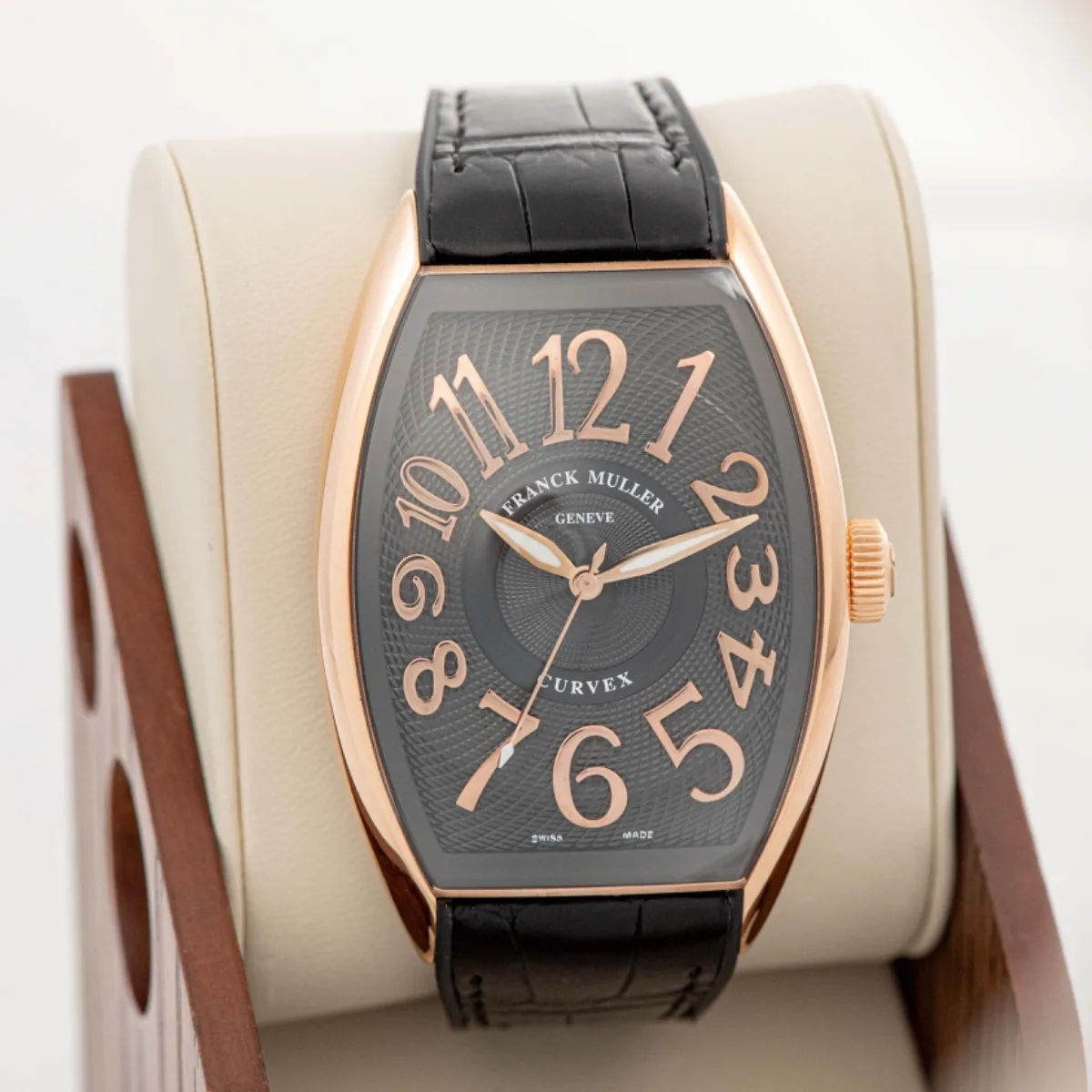 2024 Franck Muller Curvex CX Rose Gold / Black / Arabic / Strap CX 40 SC AT 5N TTNRBRB