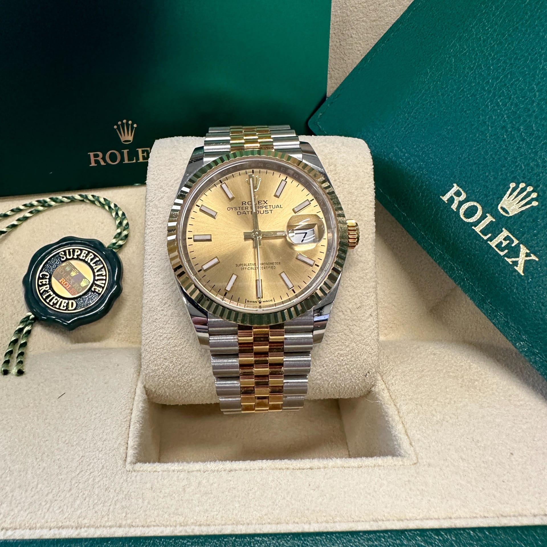 latte様5 DateJust 36 126233 Clean 1:1 Best Edition 904L Steel YG