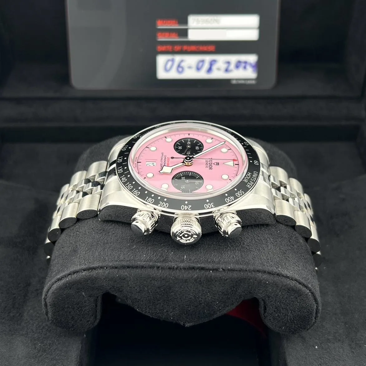 2024 Tudor Black Bay Chrono / Pink / Bracelet M79360N-0019 Listing Image 5