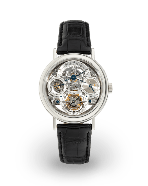 Breguet Tourbillon Perpetual Calendar Platinum Skeletonized