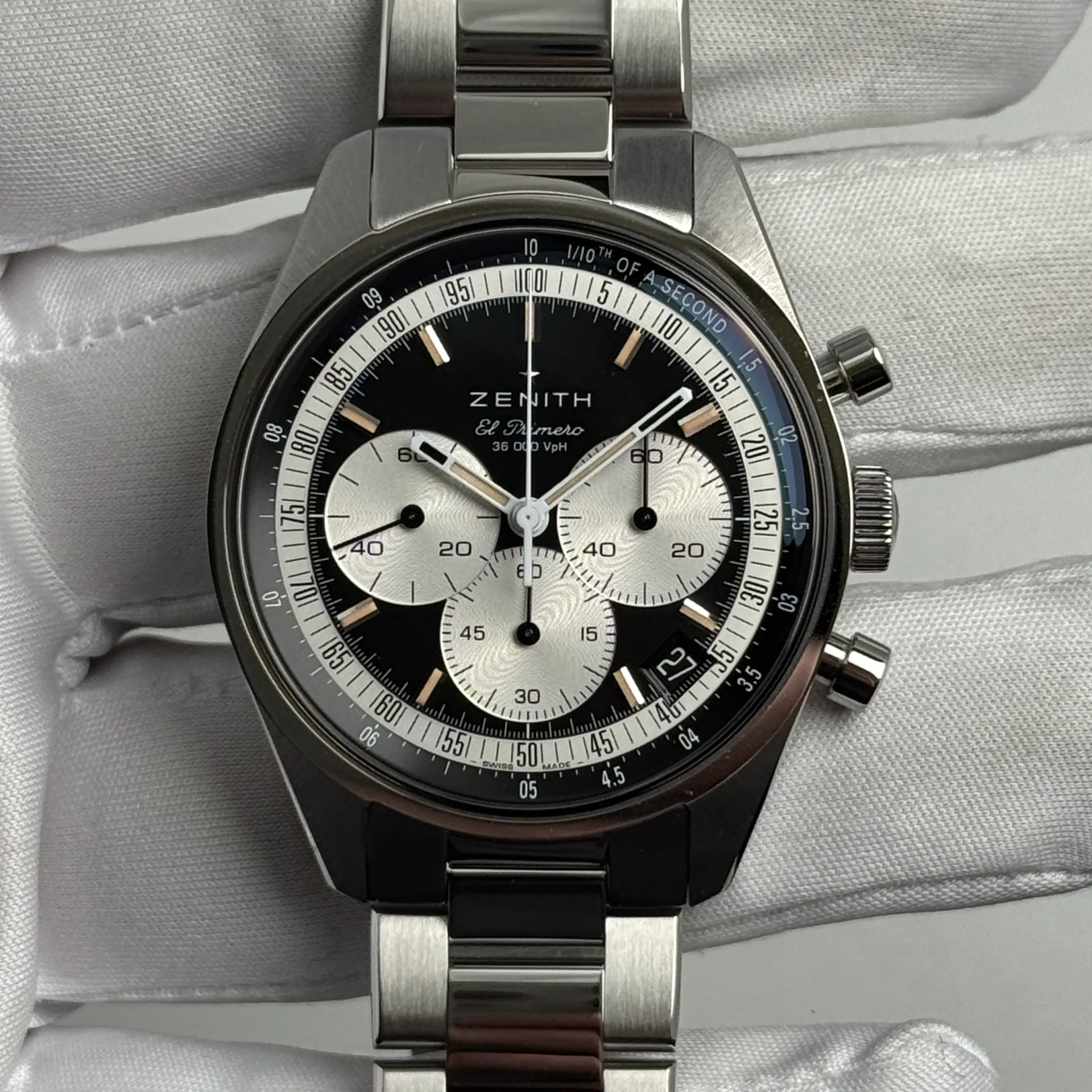 2025 Zenith El Primero Original Stainless Steel / Black / Bracelet 03.3200.3600/21.M3200