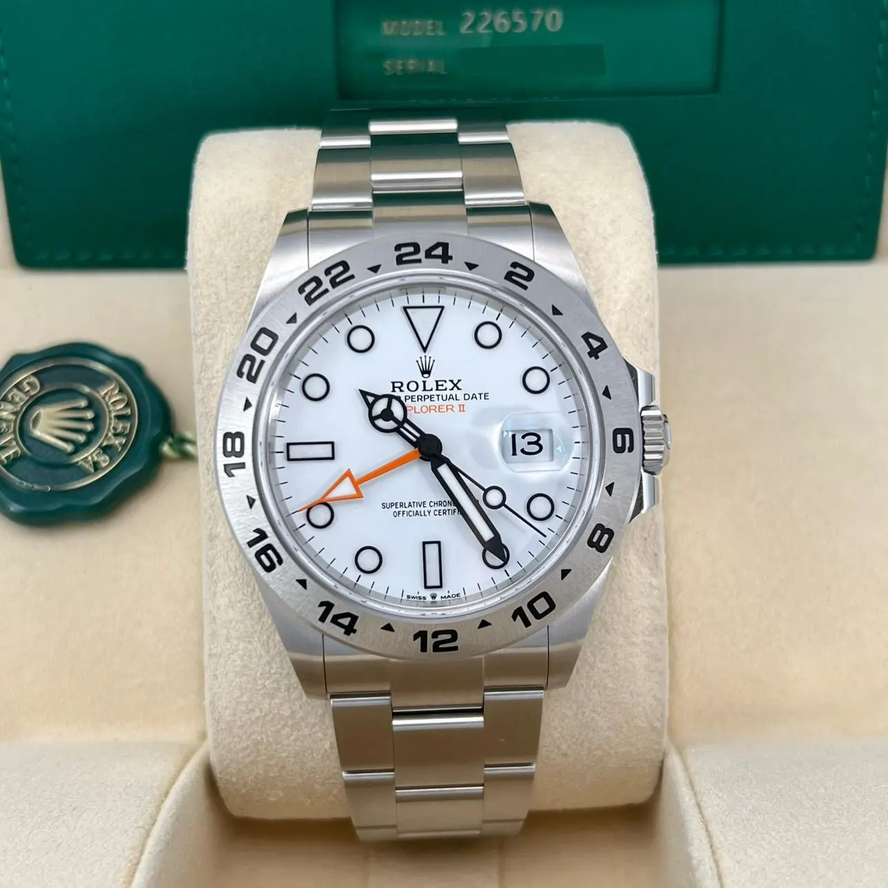 2021 Rolex Explorer II White 226570-0001 Listing Image 1