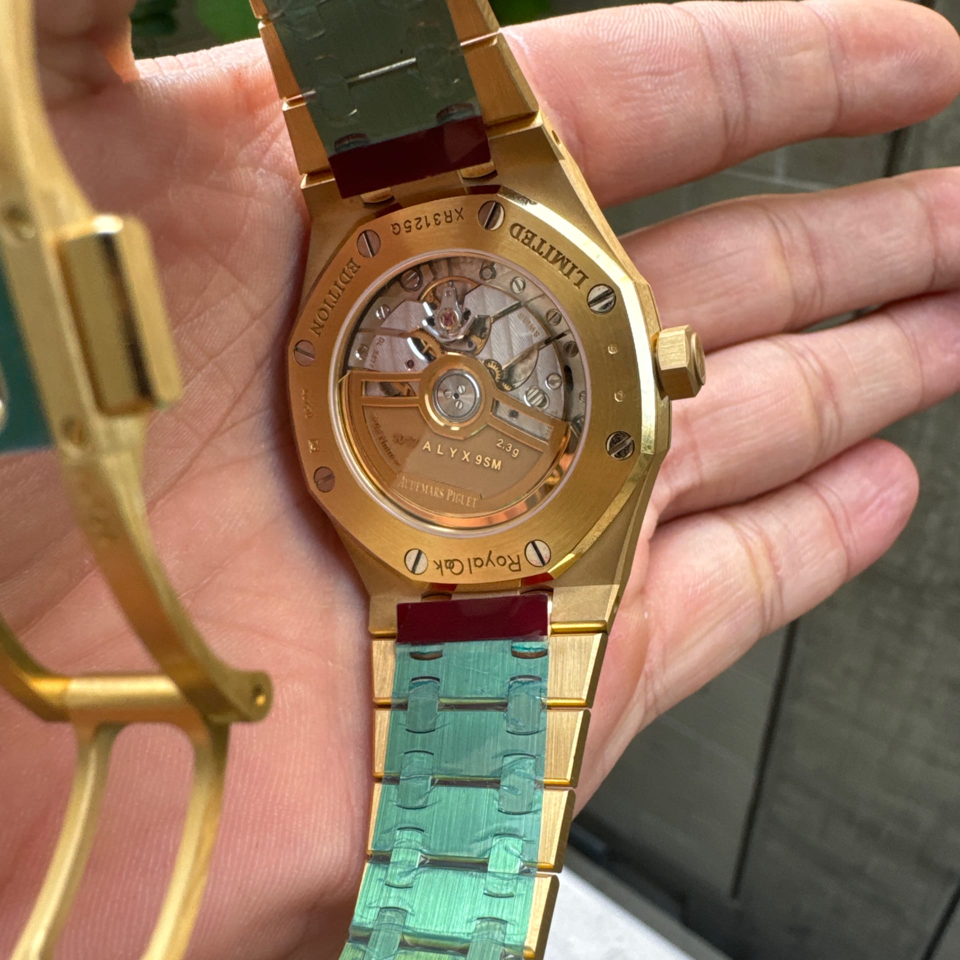 Audemars Piguet Royal Oak Selfwinding 1017 ALYX 9SM 37 Yellow Gold