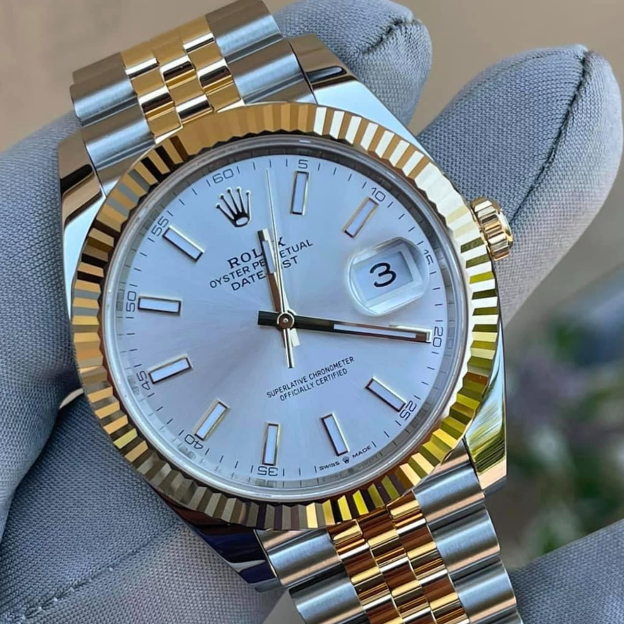 Rolex datejust 41 2024 two tone jubilee