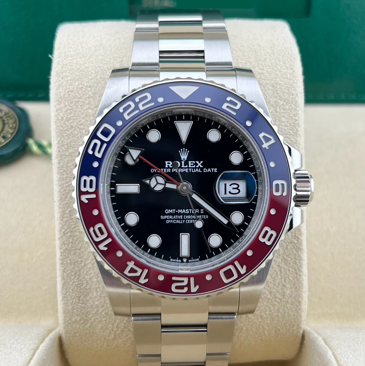 2022 Rolex GMT-Master II "Pepsi" / Oyster 126710BLRO-0002 Listing Image