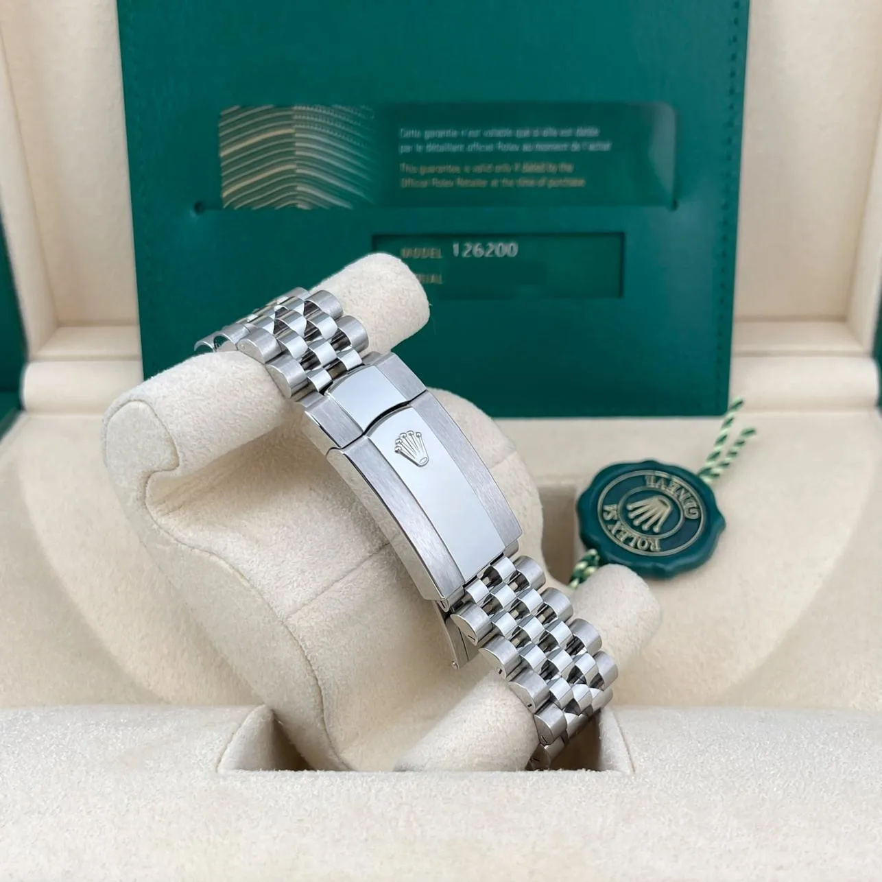 2024 Rolex Datejust 36 Smooth / White / Roman / Jubilee 126200-0007 Listing Image 4