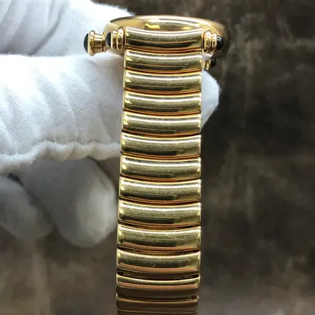 Cartier Diabolo Yellow Gold / Silvered / Roman / Bracelet 1440 Listing Image 5