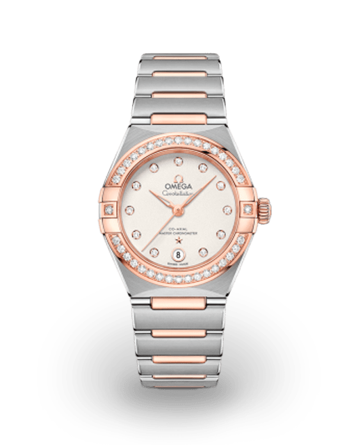 Silver Dial Omega Constellation Watches | Bezel
