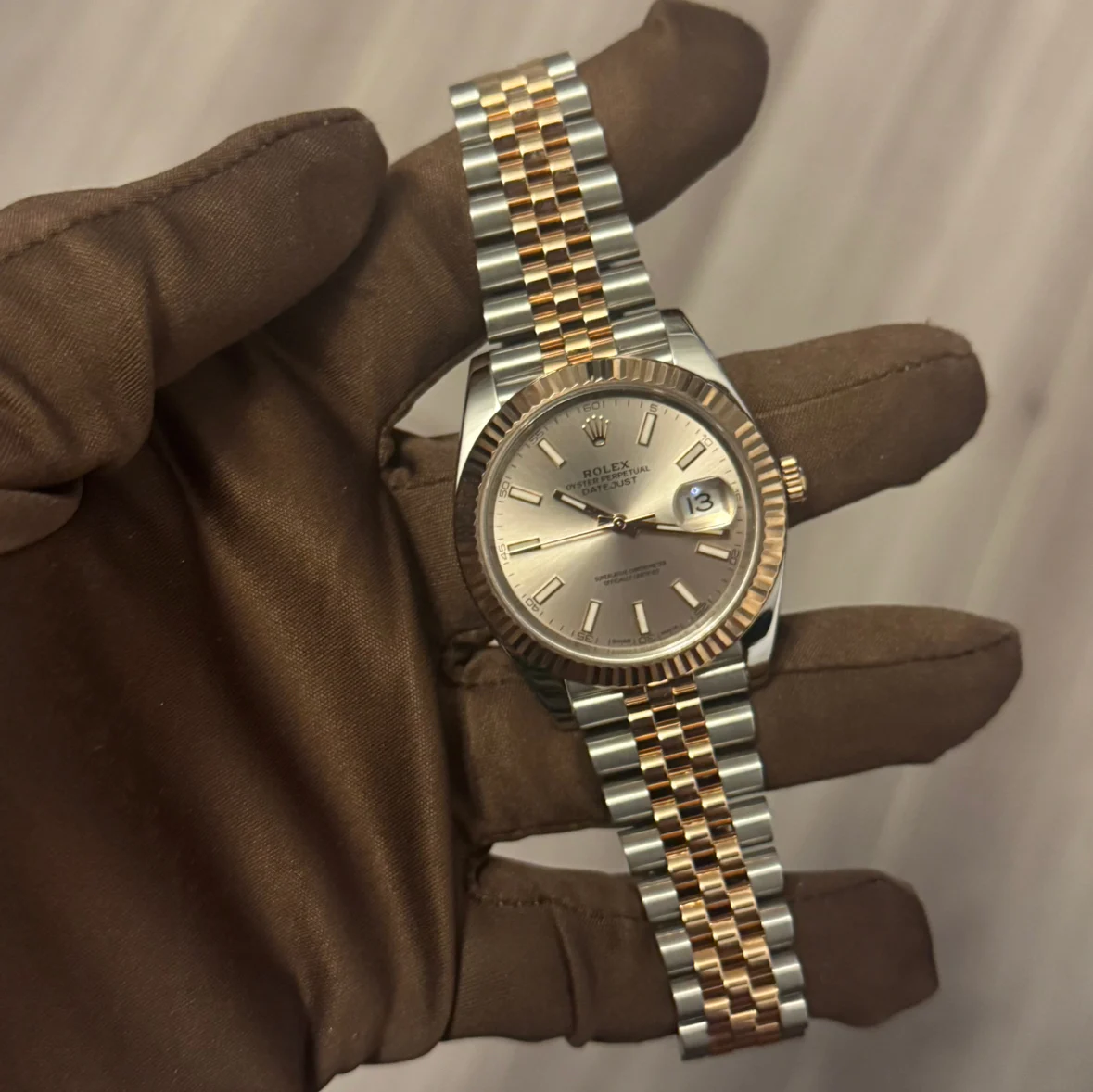 2017 Rolex Datejust 41 Two-Tone / Fluted / Sundust / Jubilee 126331-0010